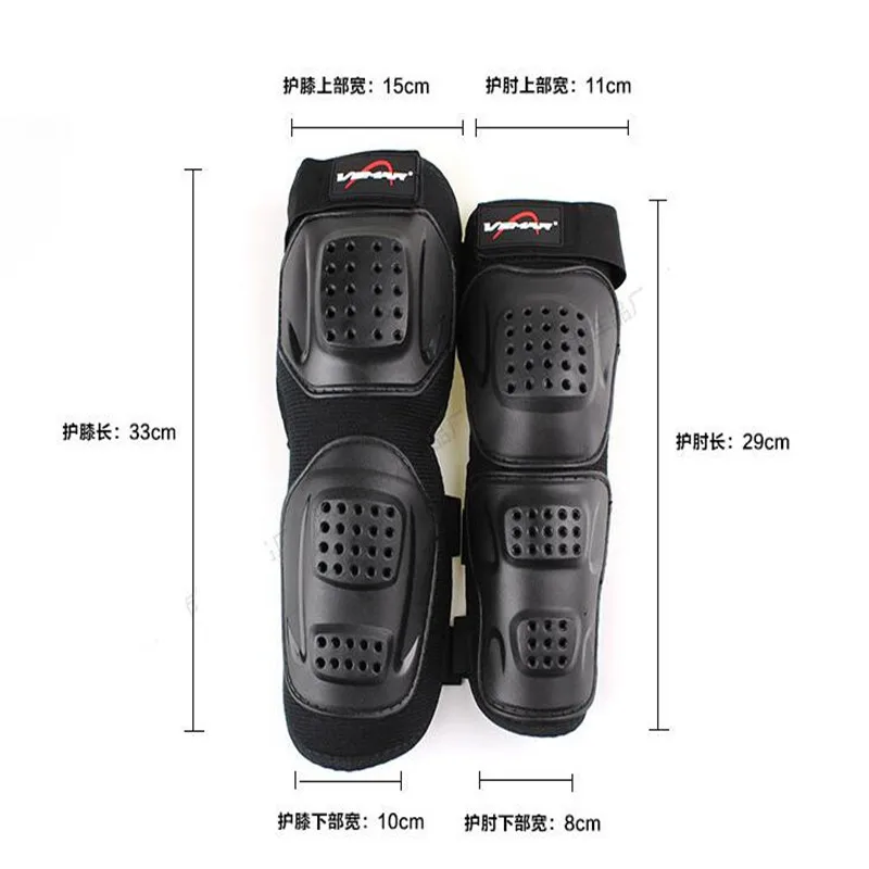 4 шт. наколенники для езды на мотоцикле мотокросса внедорожный велосипед локоть и