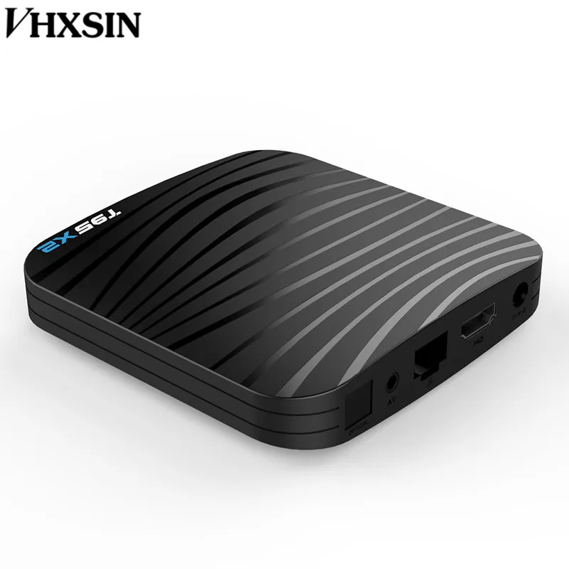 ТВ-приставка VHXSIN 20 шт./лот T95X2 Android 8 1 S905X2 Quad core A53 Davlin MP2 IPTV HD 2 USB 3 0 4k телеприставка |