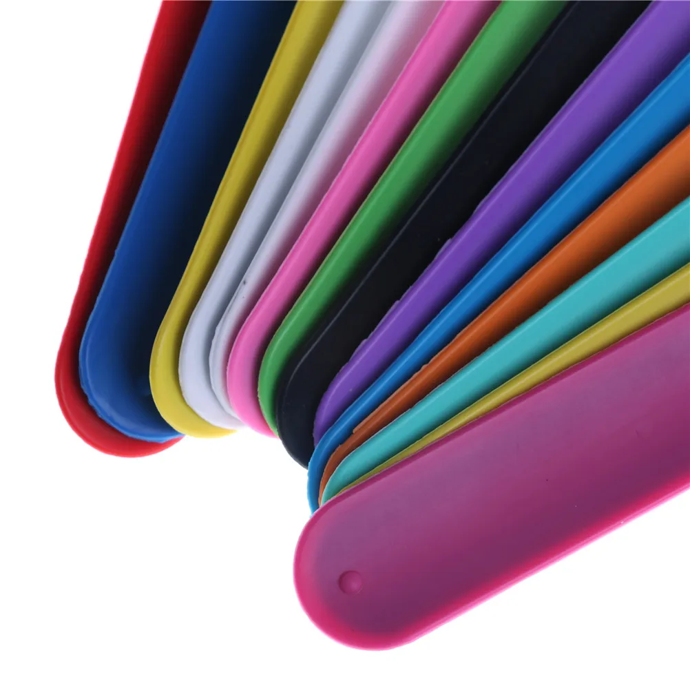 6PCS Rainbow Slap Bracelets baby shower favors party decoration girl birthday kids supply baptism gift New | Игрушки и хобби