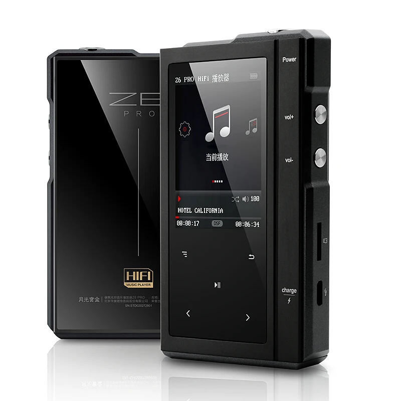 Aigo Moonlight Z6 Pro DSD256 ES9018Q2C DAC звуковая карта двухъядерный процессор OTG TFT LCD Hifi