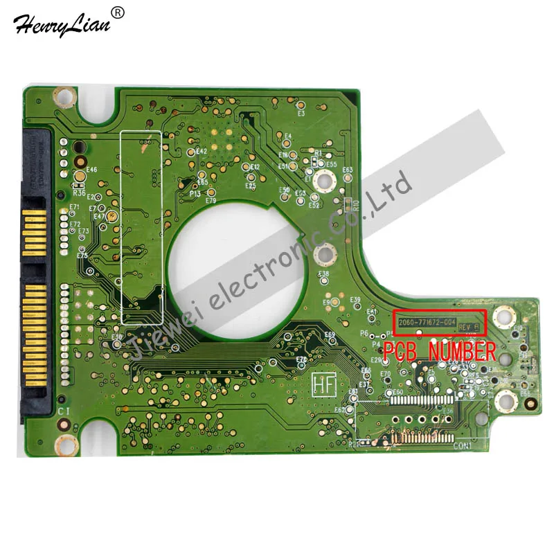 HENRYLIAN бесплатная доставка рабочий ноутбук HDD плата 2060-771672-004 REV A TS-M-8V02C 2061-771672-L04