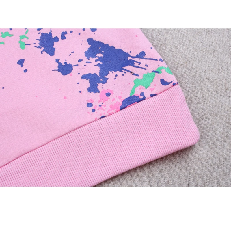 Спортивные костюмы для девочек 100% хлопок Весна Спортивная наряды спортивные в