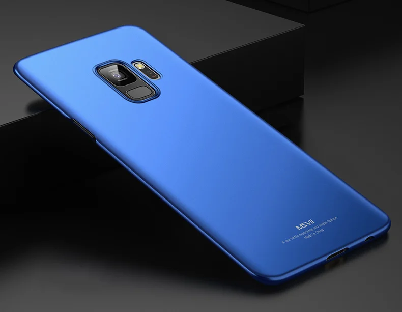 MSVII чехол для телефона s для samsung S9 чехол для Galaxy S9 Plus чехол Роскошный чехол матовый ультра тонкий 360 полная Защита задняя крышка