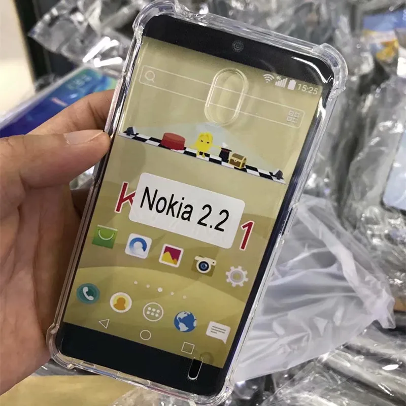 100 шт./лот противоударный Прозрачный чехол для телефона Nokia 2 прозрачный мягкий из
