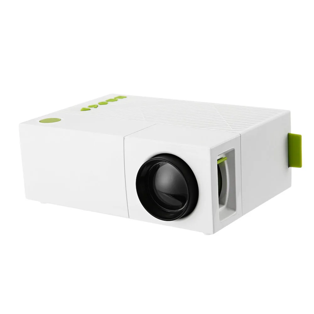 Coolux YG310 мини-проектор с высоким светодио дный разрешением 1080 P lcd LED Проекция 400-600Lum