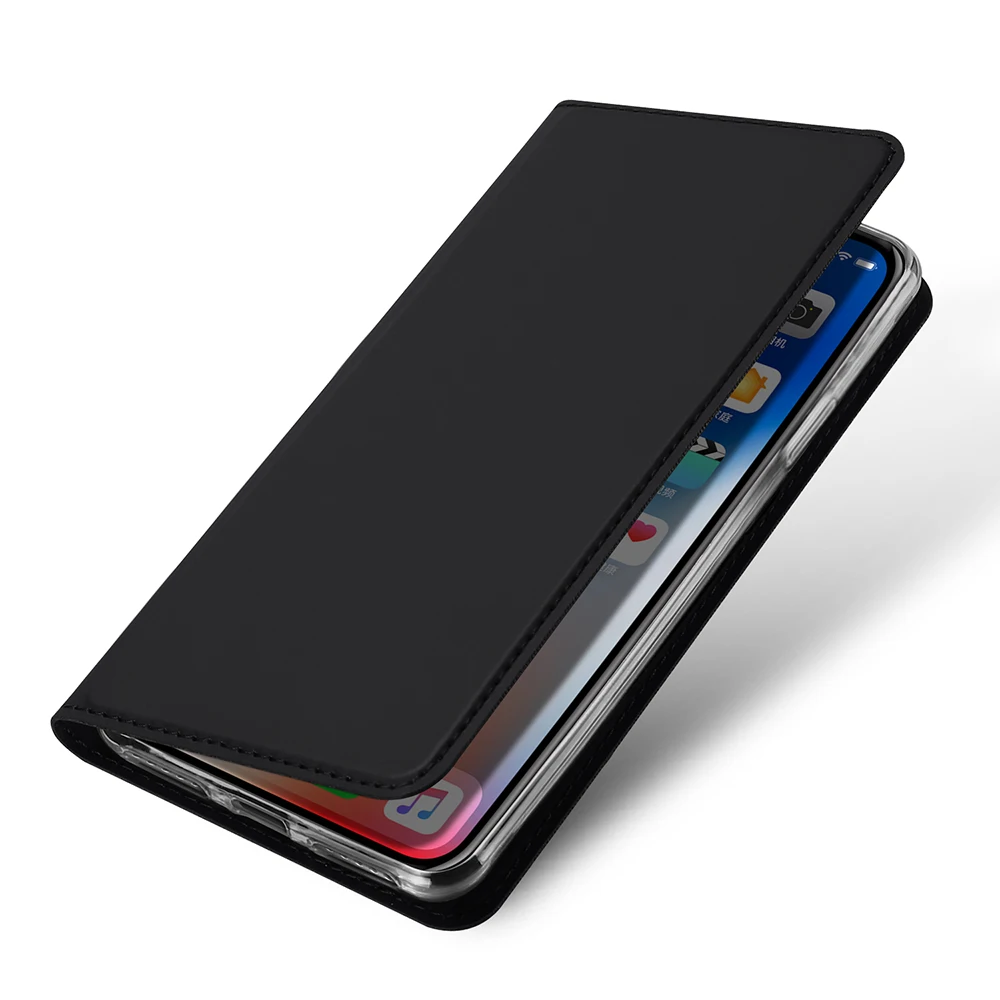 Роскошный кожаный флип-чехол DUX DUCIS для iPhone X Xs, кошелек, чехол-книжка для iPhone Xs X 10 S, чехол для телефона, чехол Hoesje