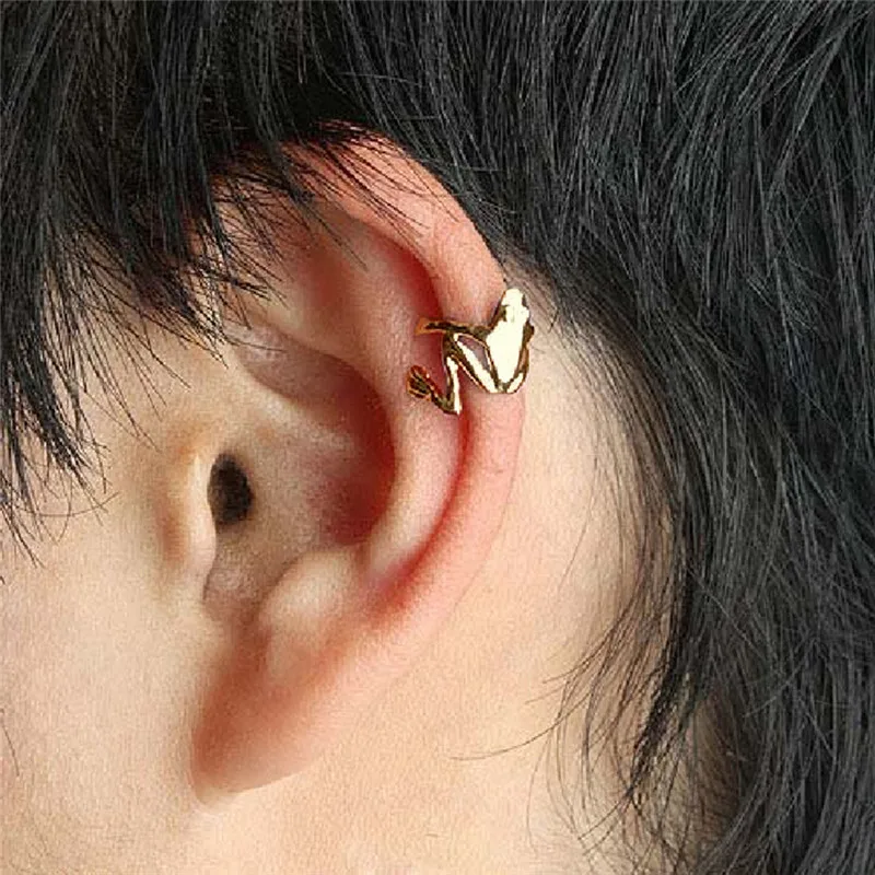 

1Pcs Fashion Frog Cuff Ear Clip Ear Wrap Earring Women Men Punk Gothic Jewelry Gift