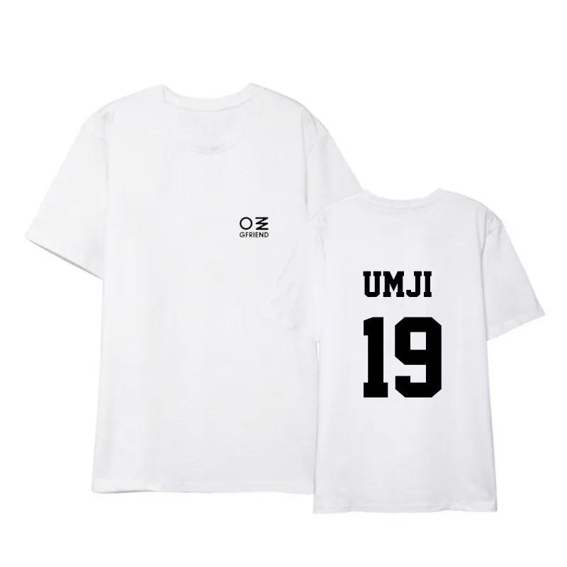 Kpop GFRIEND Time For The Moon Album Shirts Повседневная Свободная одежда в стиле хип-хоп футболка Топы с короткими рукавами футболка DX664