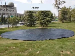 3m Mat DANCHEL открытый Водонепроницаемый хлопок круглая холщовая палатка с плита куртка на стене Размер 3 м и формирующая листы для кровли 4 м, 5 м, 6 м для Семейные палатки Печатный фон для фотостудии - Цвет: 3m Mat