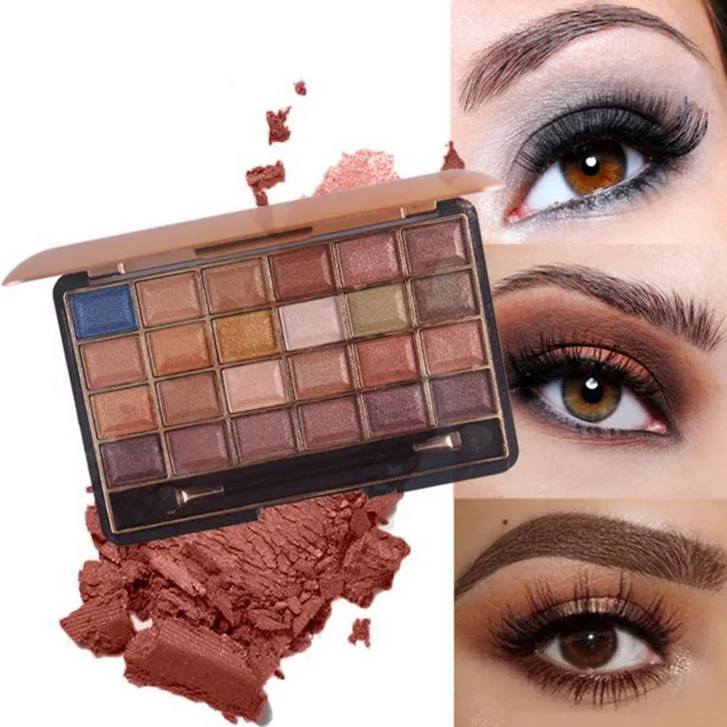 Miss Rose Shimmer матовая палитра теней для век Высокое качество Maquiagem с кисточкой
