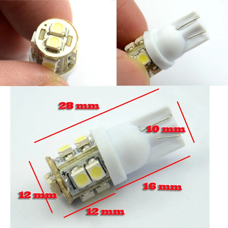AutoEC 50pcs T10 194 168 w5w 10smd 1206 led car auto Clearance Lights sides lamp bulb #LB06 | Автомобили и мотоциклы