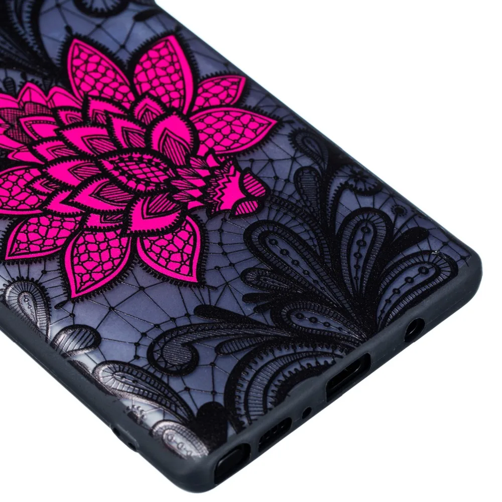 Sexy Floral Case for Samsung Galaxy Note 9 Cover fashion Hard PC+TPU Note9 |