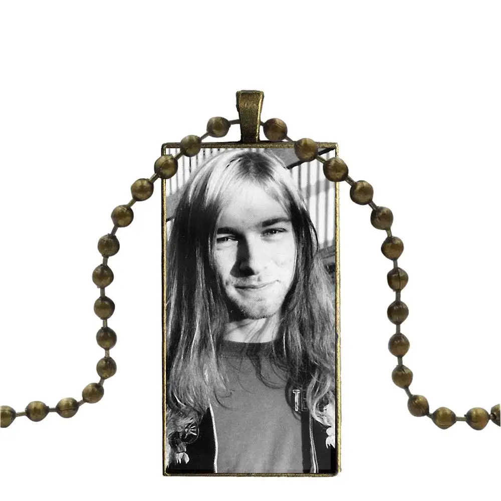 EJ glaze Nirvana Kurt Cobain Гранж рок ожерелье модная Длинная цепочка с прямоугольным