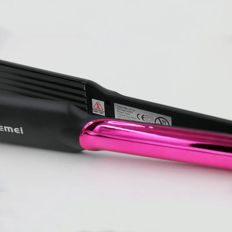 Kemei Кукуруза хомуты бигуди ЕС вилка выпрямители профессиональные щипцы для