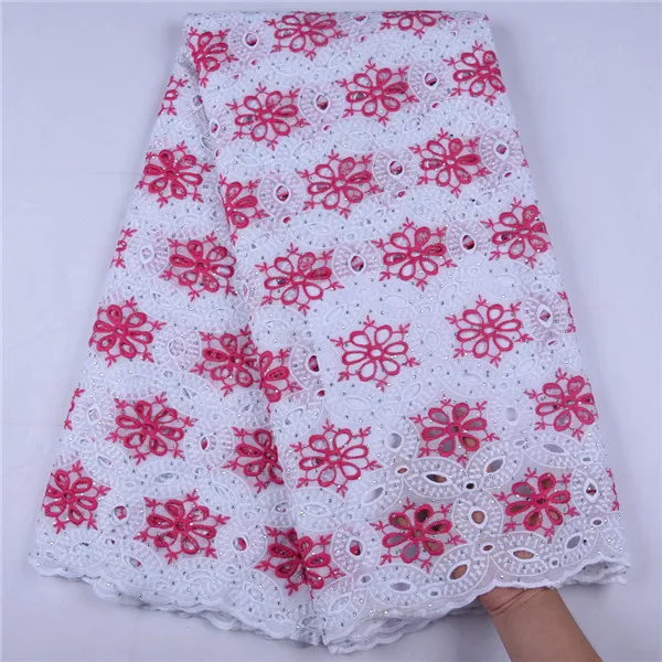 As picture Pure Cotton African Dry Lace Fabric With Stones High Quality Nigerian Lace Fabric Swiss Voile Lace In Switzerland In Party A1654 - Цвет: As picture