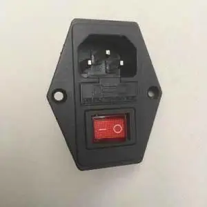 AC кулисный переключатель питания на входе с предохранителем|socket switch|socket powersocket fuse