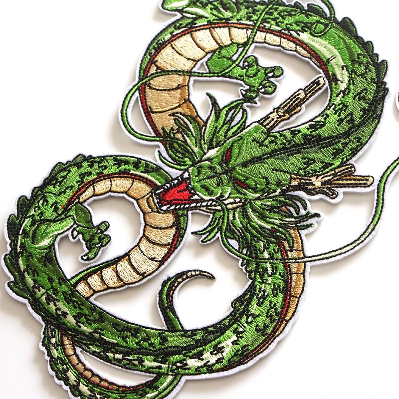 Dragon ball z Shenron вышитые железные нашивки Аксессуары Новое поступление популярная одежда значки с героями мультфильмов аппликация, наклейка E0107