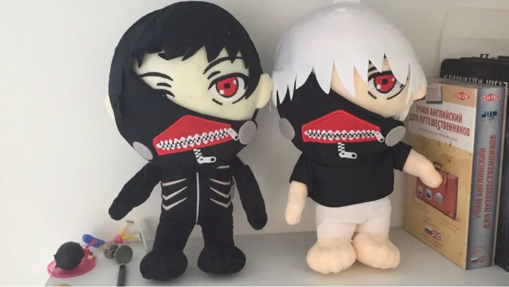Аниме Токио вурдалак Kaneki Кен плюшевые куклы Игрушечные лошадки мягкие Подушки