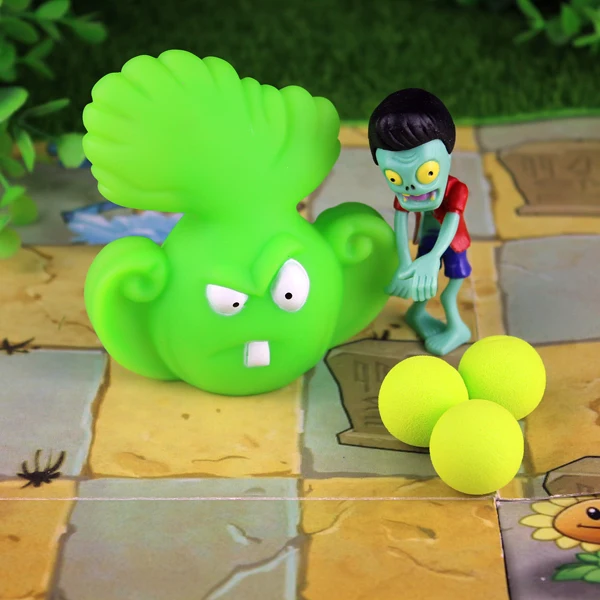 Новинка PVZ 28 стилей новая игра растения прививка Домби Peashooter ПВХ фигурка модель игрушки Аниме Фигурка горох Подсолнух Дыня 10 см