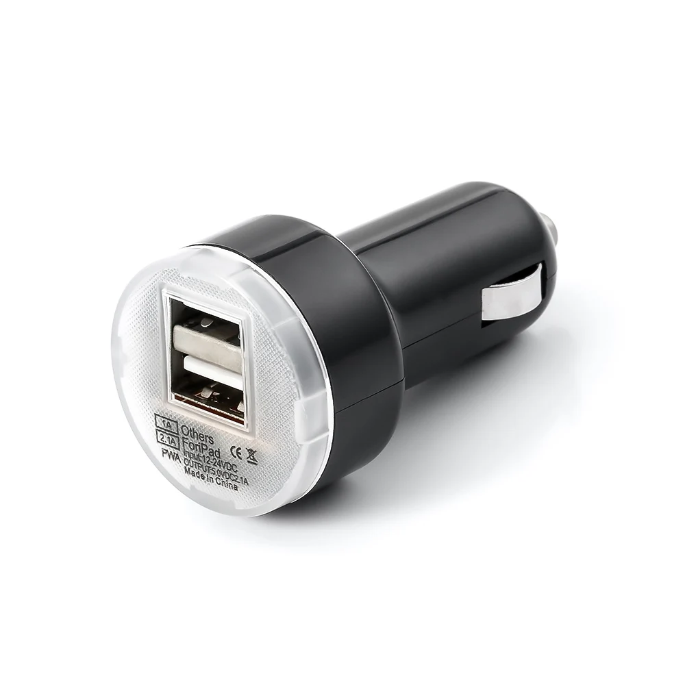 Автомобильный Грузовик двойной 2 порта USB мини зарядное устройство адаптер для