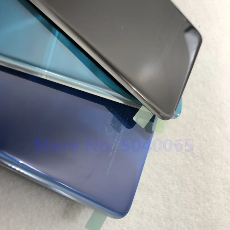 S10+ Задняя Батарейная Дверь Задняя стеклянная крышка корпуса Передняя Сенсорная панель Внешний объектив для samsung Galaxy S10 Plus G975 G975F инструмент для наклеек