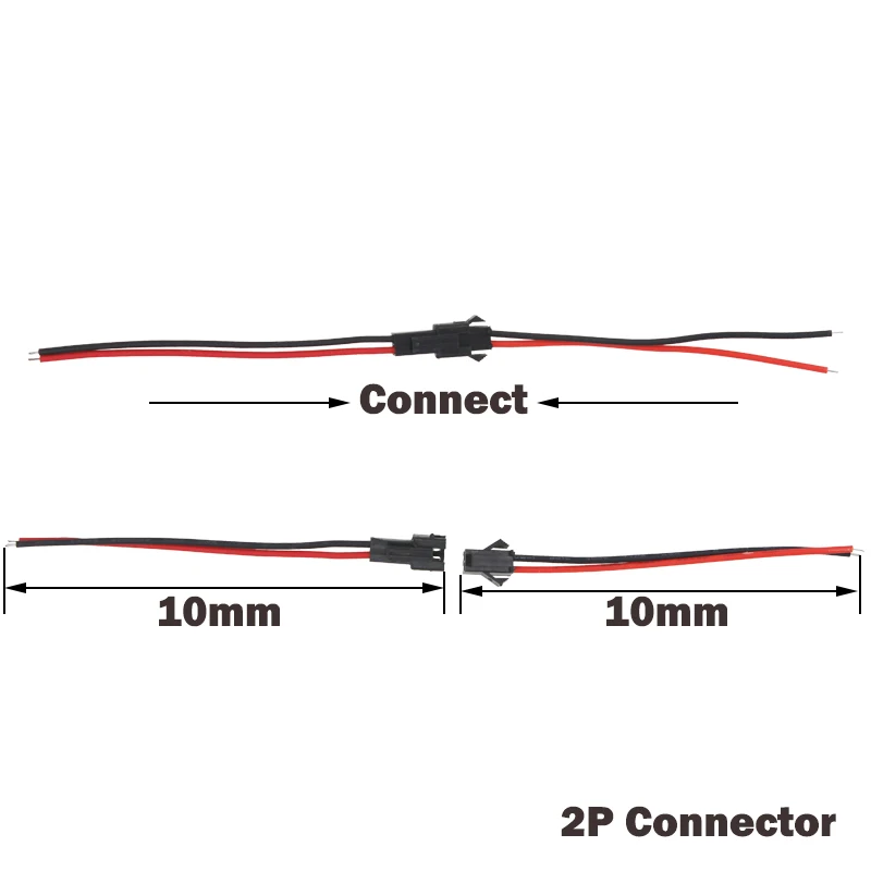 10 пар JST SM 2Pin/3Pin/4Pin быстрый разъем клеммный провод штекер переходник линейный