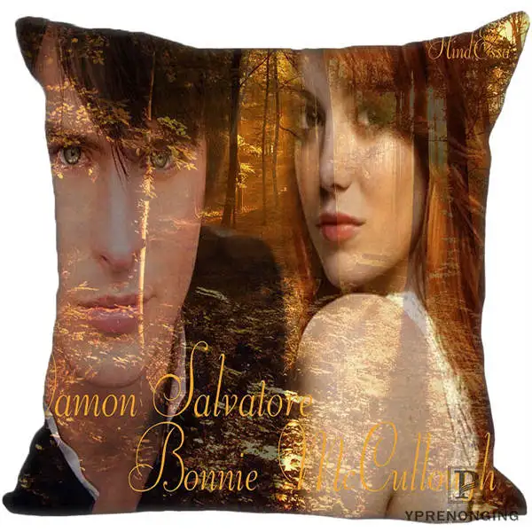 Square Pillowcases Декоративная Наволочка на заказ Дневники вампира квадратная Наволочка на молнии лучший подарок 35X35,40x40,45x45 см(одна сторона) 180516-61 - Цвет: Square Pillowcases