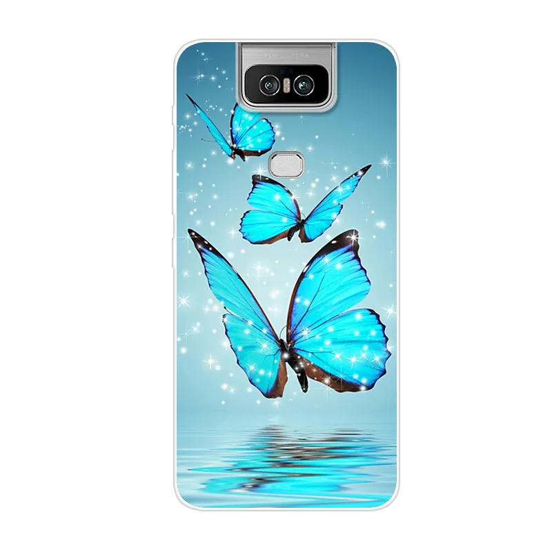 Чехол для Asus ZS630KL силиконовый чехол Zenfone 6 мягкий из ТПУ ZS ZS630 630 630KL KL I01WD 2019 6Z |
