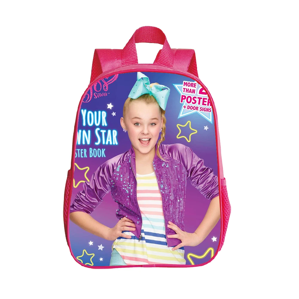 Милый розовый рюкзак Jojo Siwa детский дошкольный с красивым рисунком для начальной