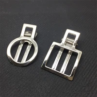 200pcs new 5cm length sliver color korean version of hollow duckbill clip hollow double fork clip diy jewelry accessories
