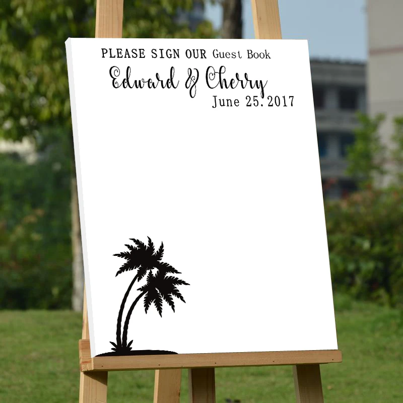 

Personalized Wedding Guest Book,White Wedding Guest Book,Custom Signature Book for Wedding,Canvas Guestbook,Wedding Decoration