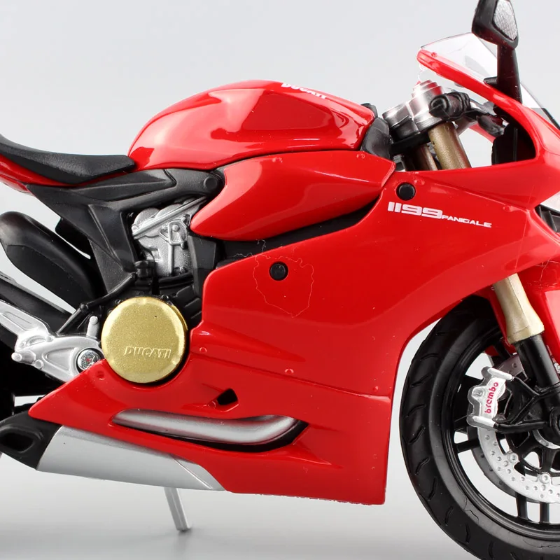 1:12 Масштаб Maisto дети 1199 Panigale R Superbike литье под давлением модель мотоцикл гоночный мотоцикл Реплика велосипед мини металлическая игрушка красный