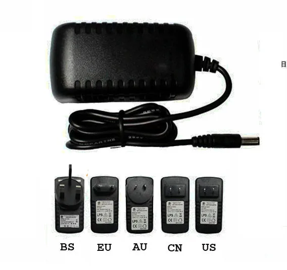AC 100-240V к DC 12V 2A адаптер питания зарядное устройство для Светодиодный светильник с полосками EU US EU AU UK Plug