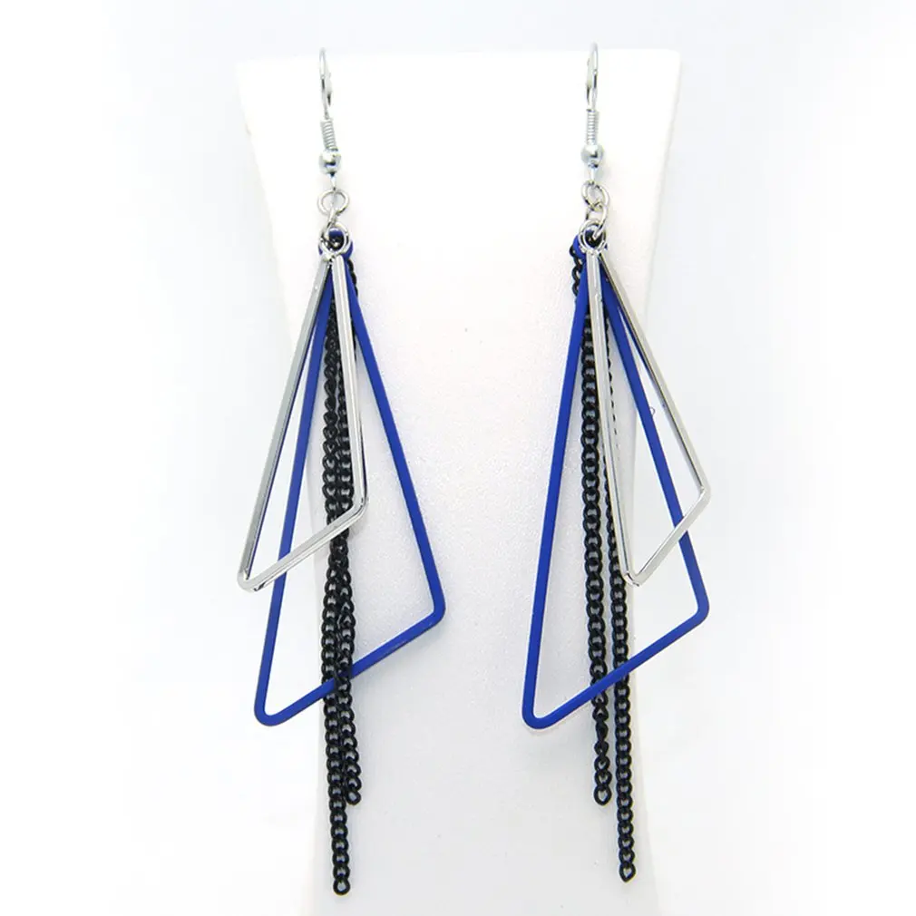 Серьги для девушек и с английским алфавитом металлические геометрические фигуры