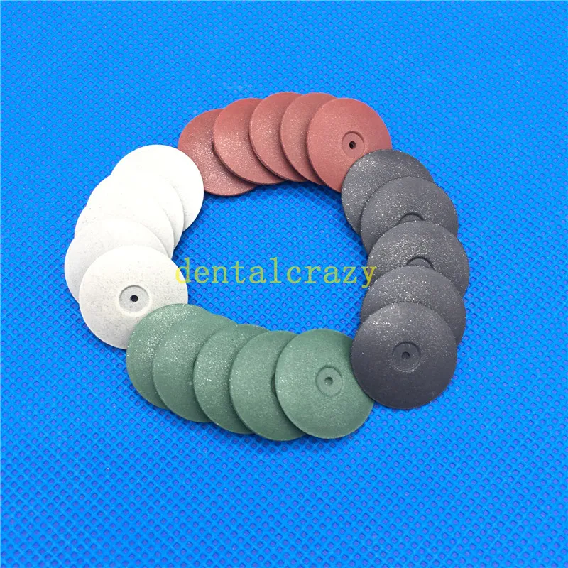 100pcs High Quality Dental Lab Polishing Wheels Burs Silicone Rubber Polishers 4 colors | Красота и здоровье