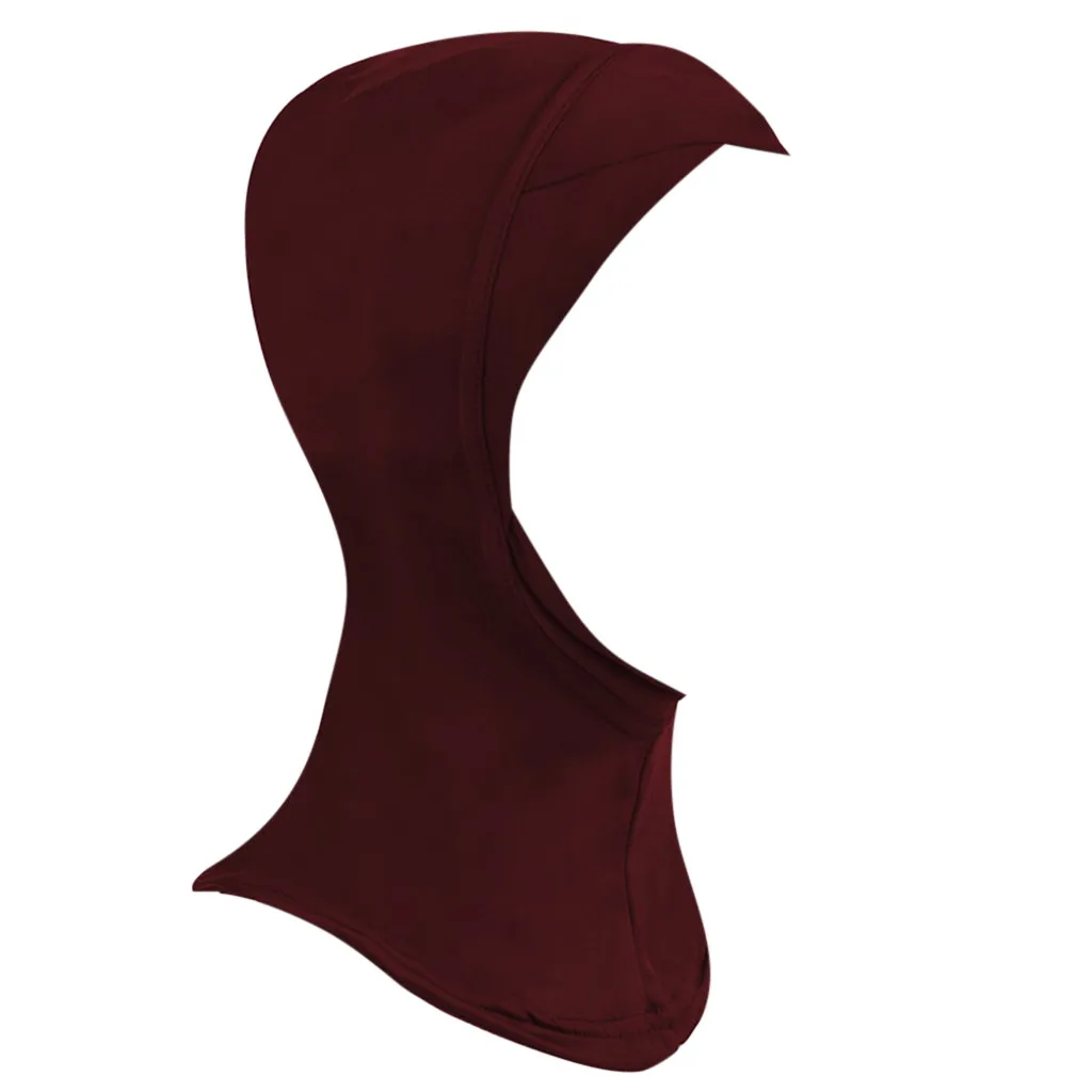 Женский мусульманский хлопковый тюрбан шапка Женская однотонная модная