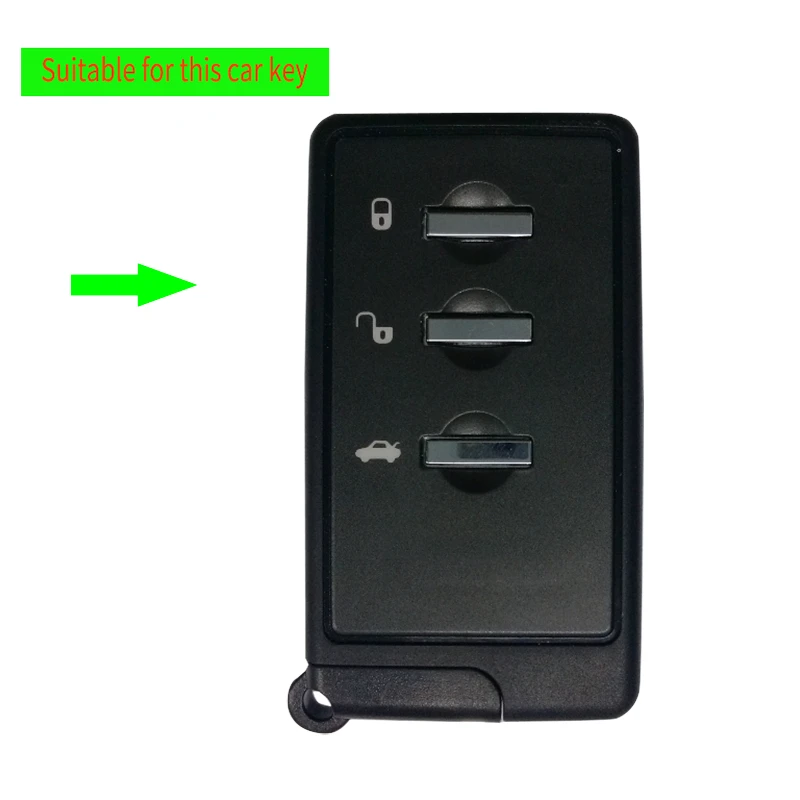 Верхний слой кожаный ключ CaseCover для Subaru Legacy Impreza Outback протектор кожи держатель без