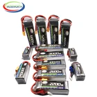 Аккумулятор LiPo 4S, 4S в, 14,8, 2200, 2800, 3300, 3800, 4200, 5200 мА  ч, 30C, 40C, 60C, для радиоуправляемого вертолета, самолета, квадрокоптера, дрона