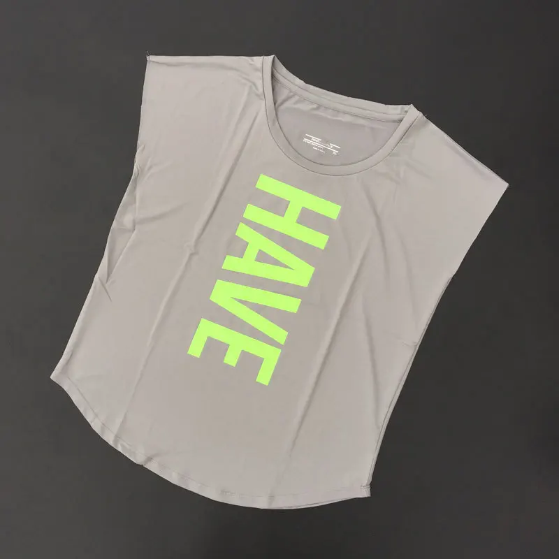 Женский жилет для бега с буквенным принтом майка йоги быстросохнущая спортивная