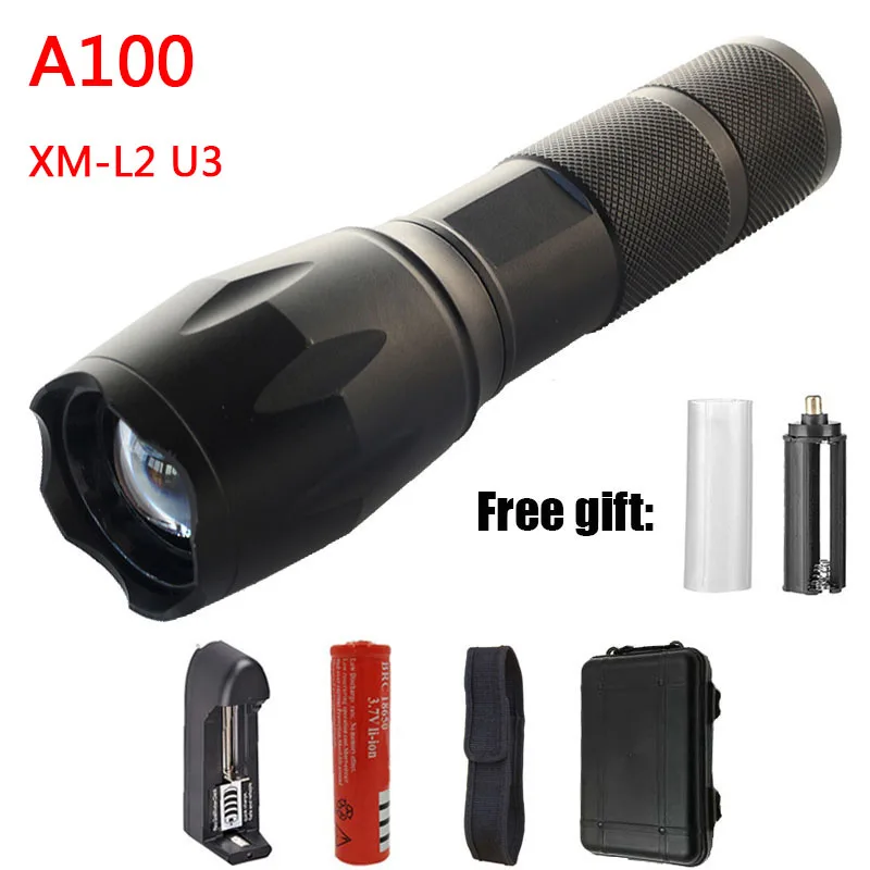 Litwod Z20 CREE XLamp XHP70.2 32 Вт тактический светодиодный фонарик 18650 8000 лм мощный зум для охоты светильник - Испускаемый цвет: Option H