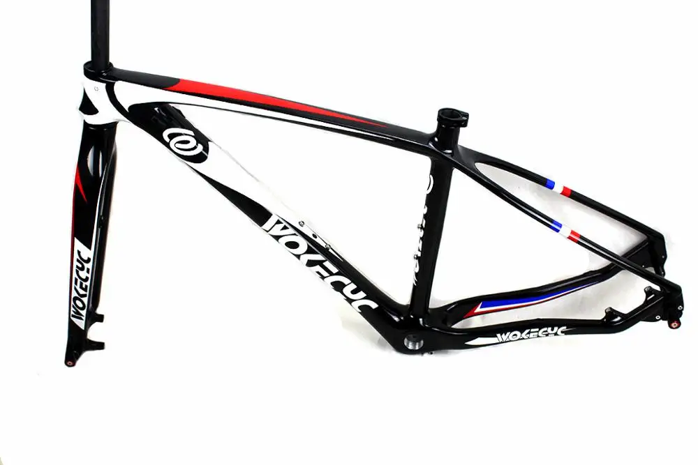 Углеродное волокно MTB велосипедная рама 29er plus углеродная передняя вилка 142x12 мм
