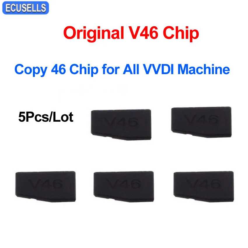 5 шт./лот V46 Copiable 46 чип оригинальный Ceamic Автомобильный ключ поддержка VVDI Полная
