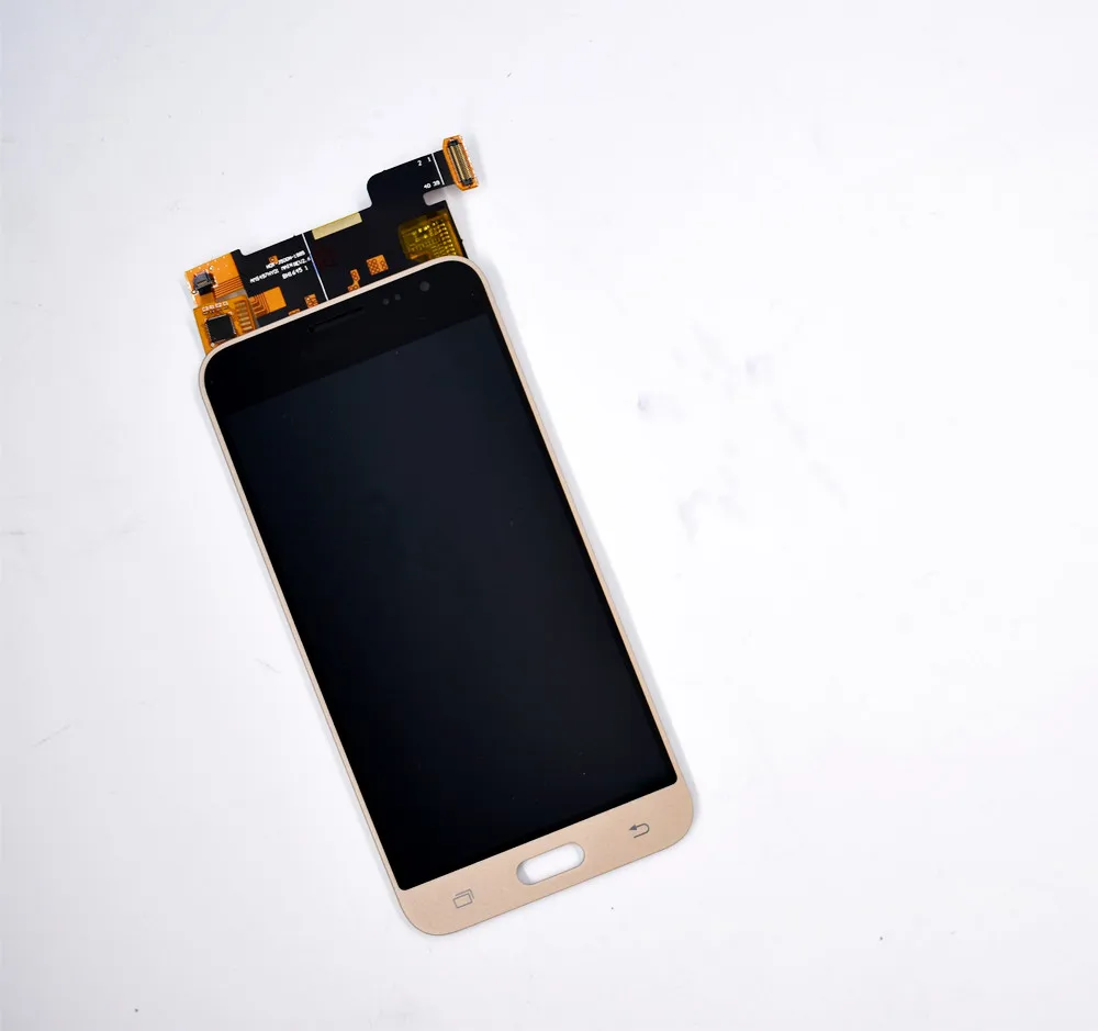 Золотой Сенсорный экран дигитайзер ЖК дисплей для Samsung Galaxy J3 J320P/M/F Бесплатная