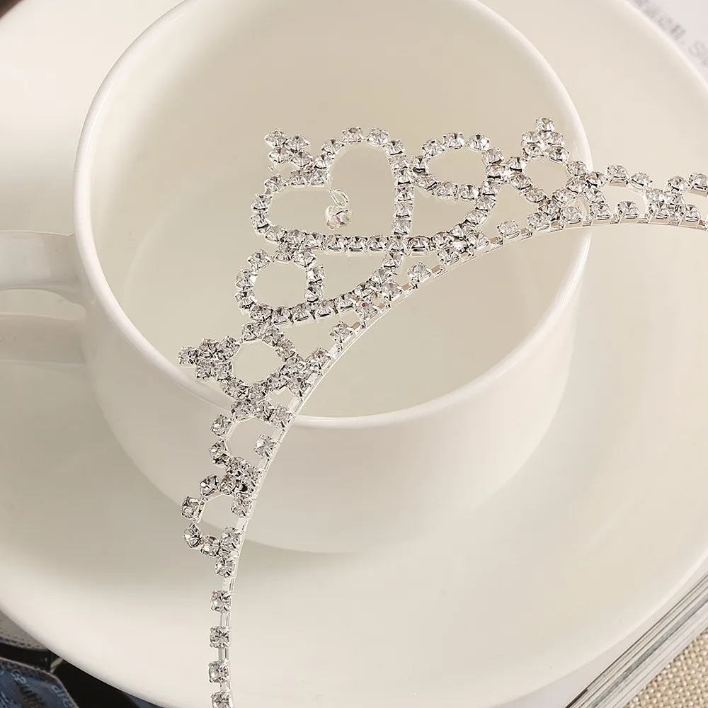 Повязка на голову женская милая свадебная тиара для выпускного вечера принцессы
