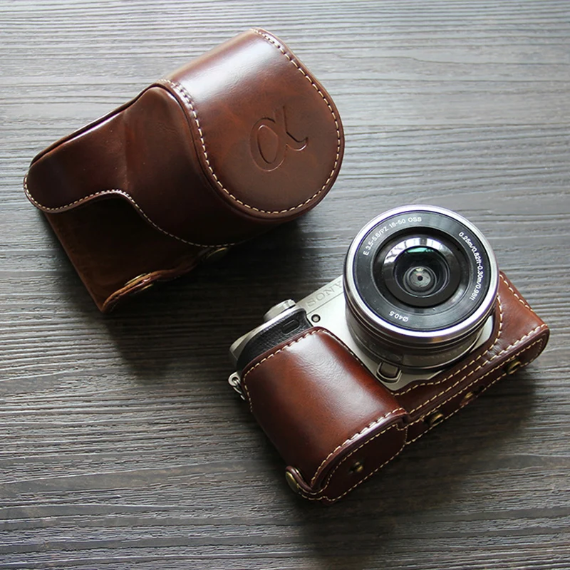 Портативный чехол из искусственной кожи для камеры Sony A6400 ILCE 6400 16 50 мм с