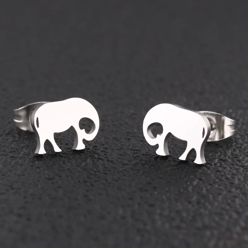 Женские серьги гвоздики из нержавеющей стали в Корейском стиле|Серьги-гвоздики| |