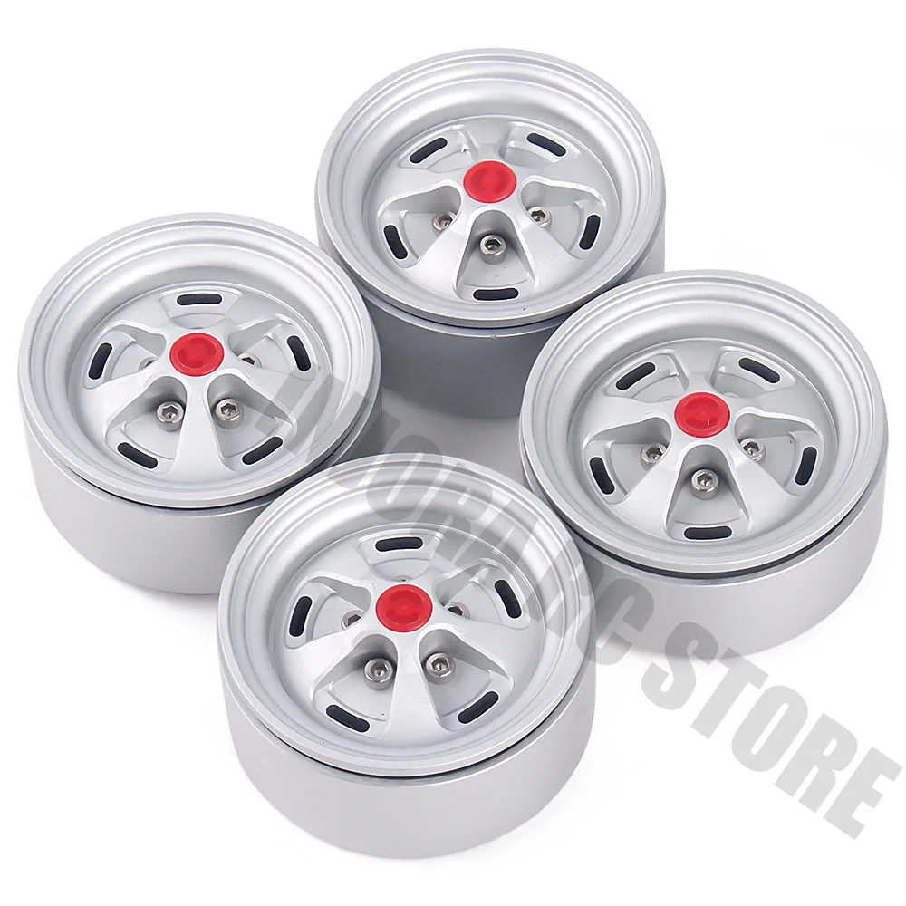 4 шт. металлический Beadlock 1 9 дюйма обод колеса для 1/10 RC Гусеничный осевой SCX10 90046 D90