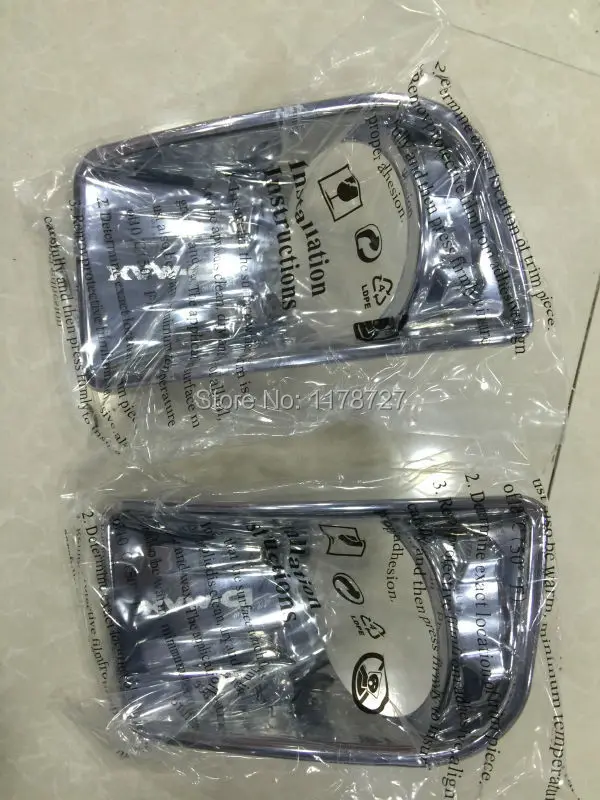 Бесплатная доставка новинка хромированная противотуманная фара ABS для 2012 2014 isuzu d