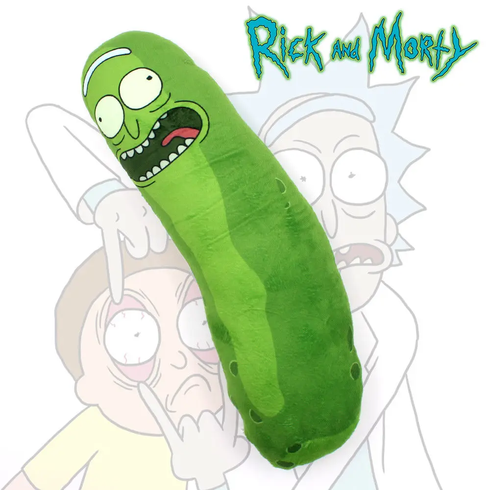 OHCOMICS 18 &quotRick and Mori Pickle зеленый огурец аниме pp чучело из хлопка плюшевые игрушки