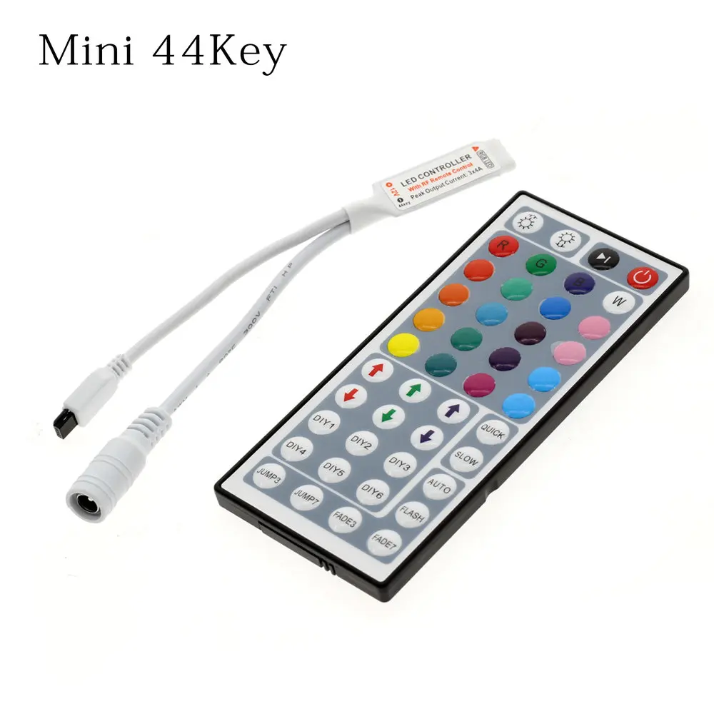 Светодиодный RGB пульт дистанционного управления DC12V мини 44Key/24Key ИК-пульт дистанционного управления для 3528 5050 RGB светодиодная лента